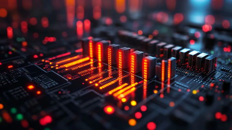 芯片电路股市图