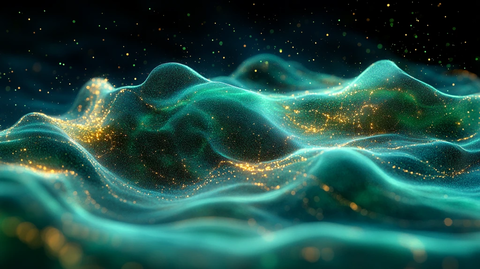 数据传输绿色背景