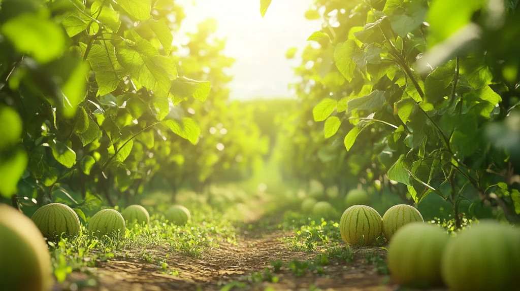 哈密瓜采摘季节