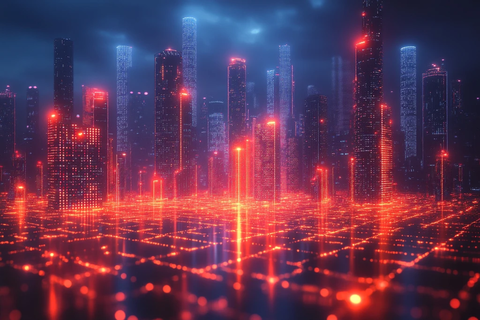 智能城市光粒子连接