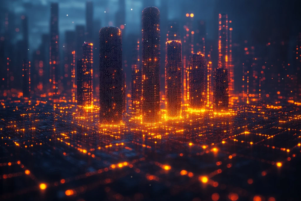 智能城市光粒子连接