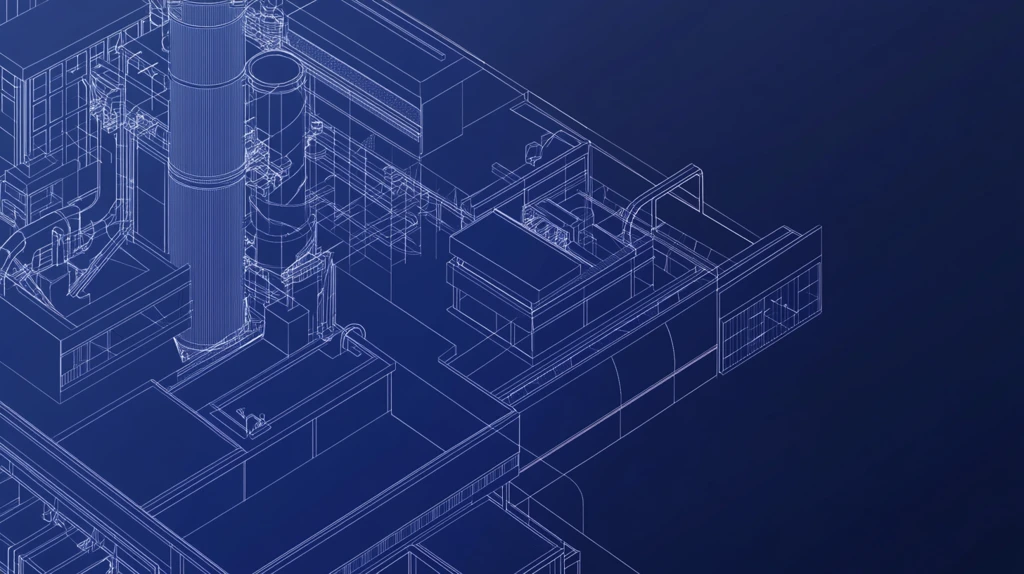 工厂建筑线稿图