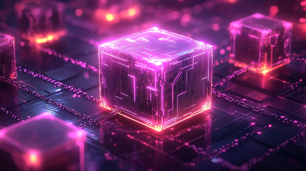 区块链方块连接图