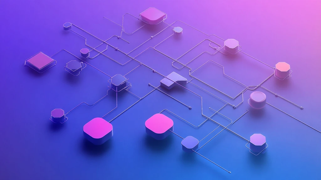 渐变背景流程图