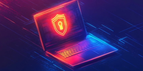 安全盾牌锁屏图