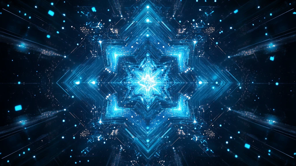 几何光点箭头图