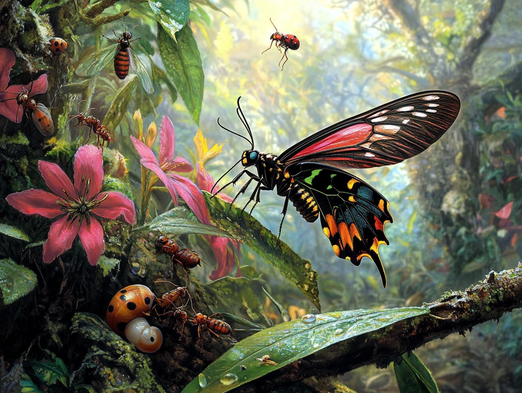 自然环境中的昆虫