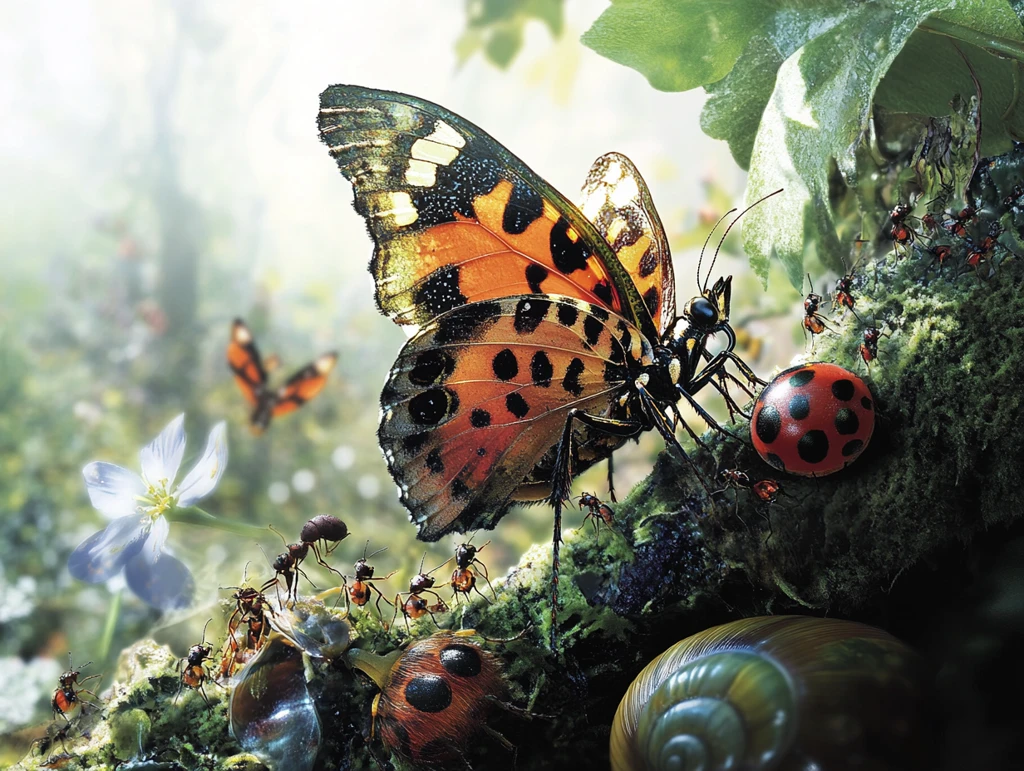 自然环境中的昆虫