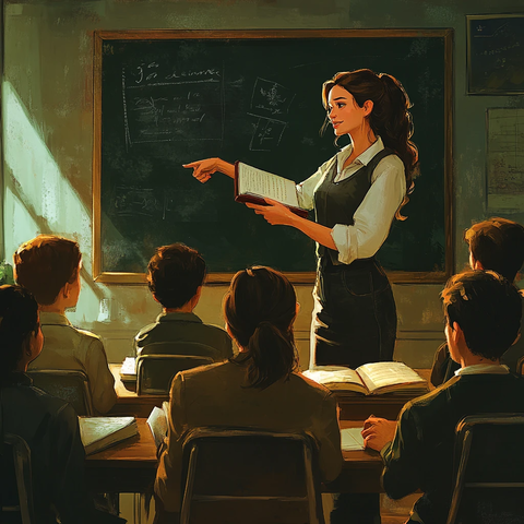 教师授课场景