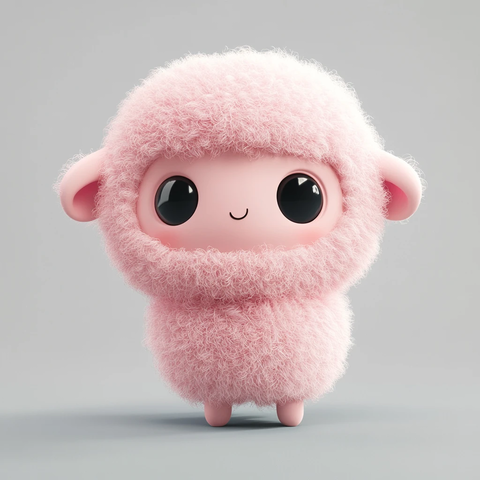 粉色小羊盲盒