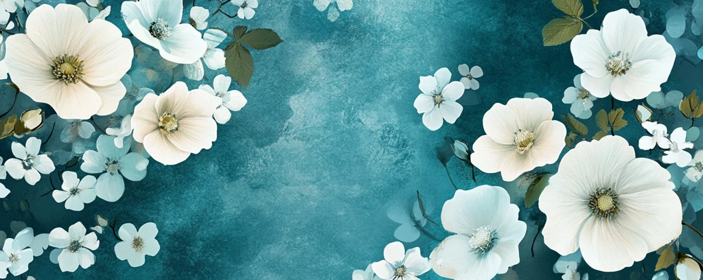 青白花年代复古纹样