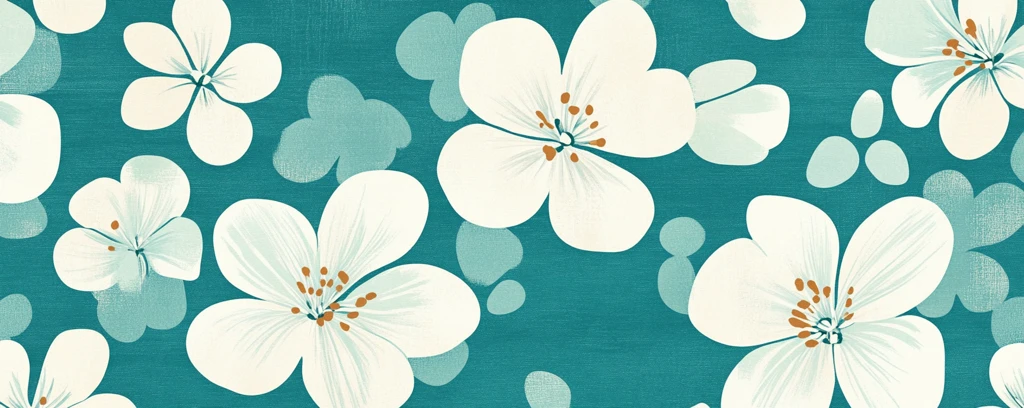 青白花年代复古纹样