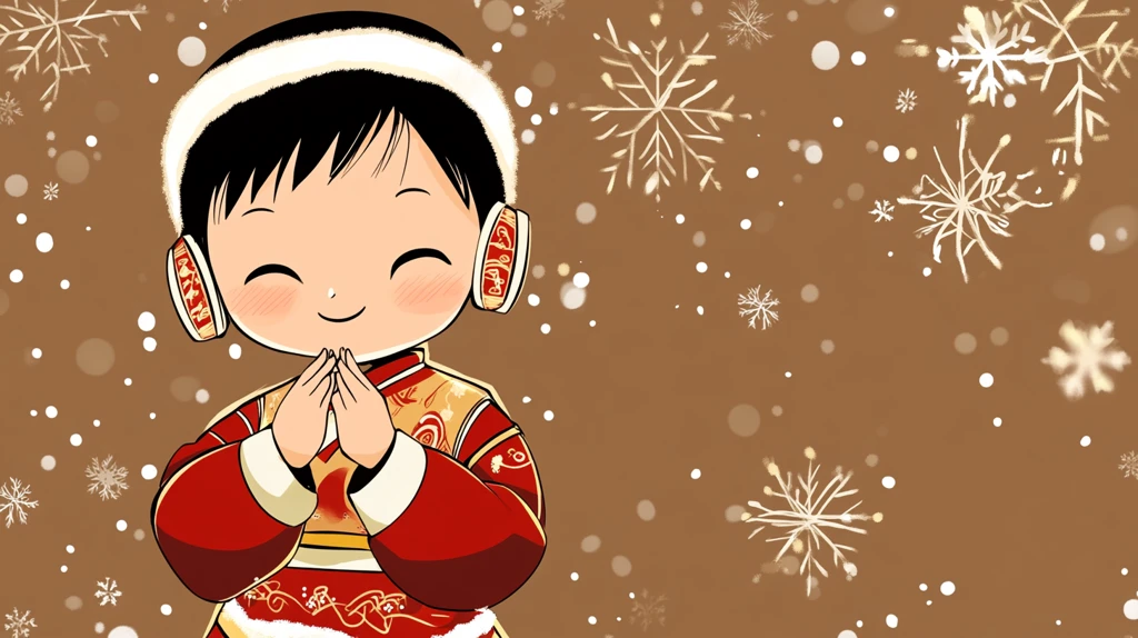 男孩舞蹈折叠手