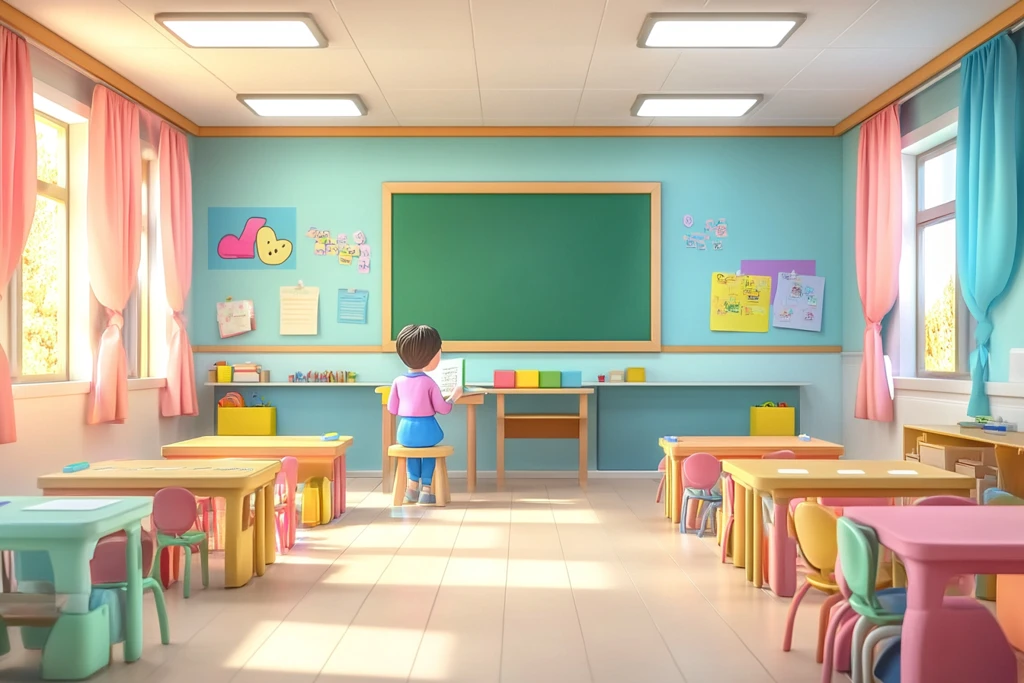 课堂老师教学场景