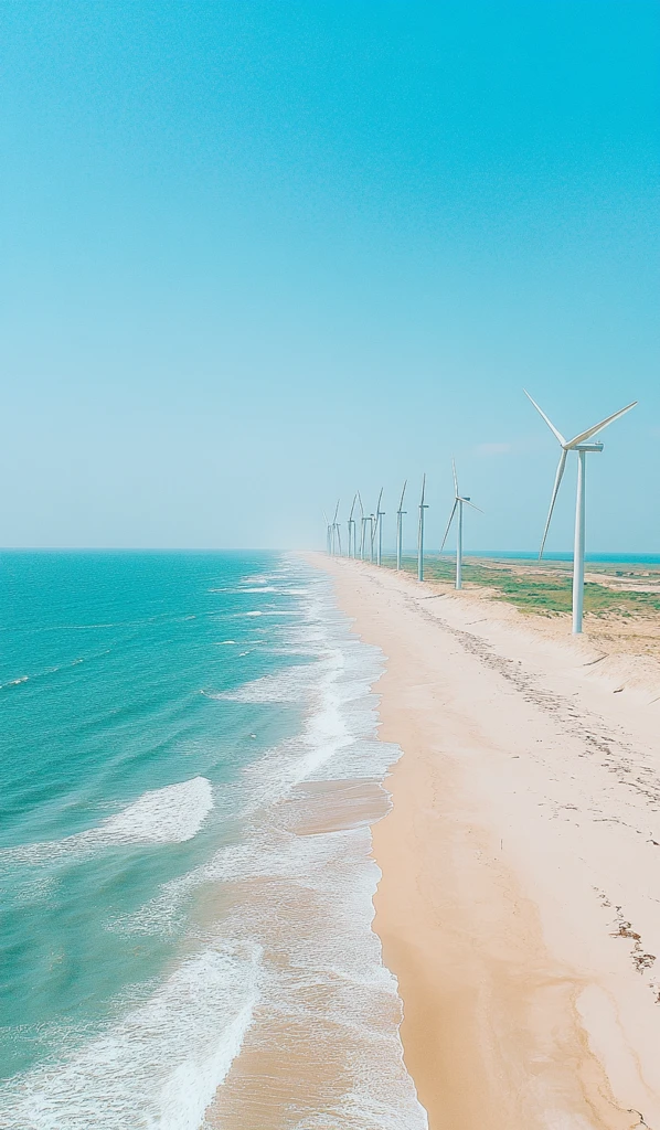 白沙海岸风力发电机