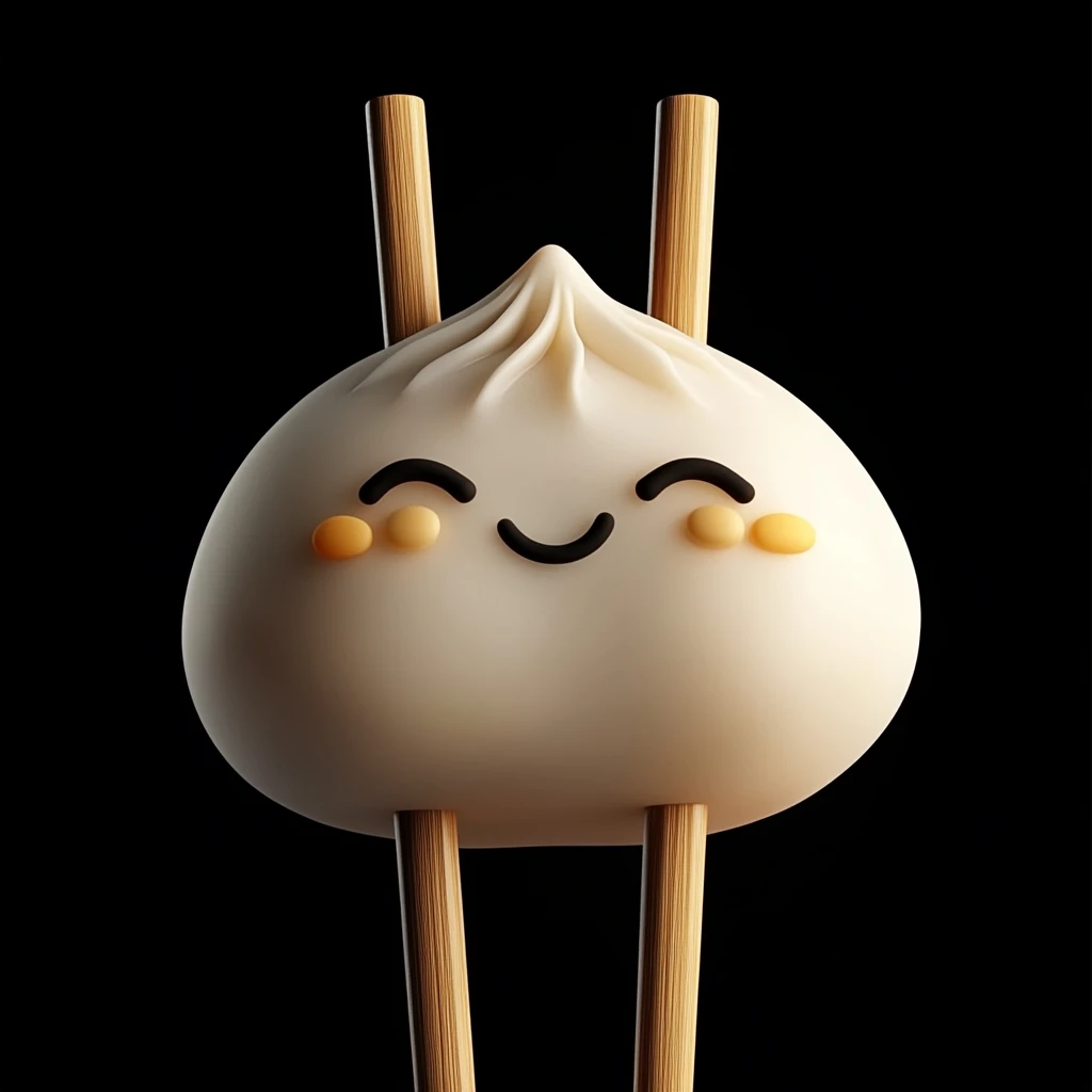 卡通可爱粽子饺子图标