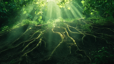 阳光与根