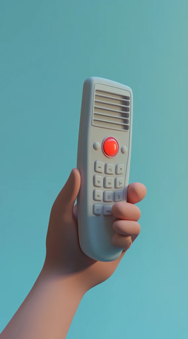 遥控器与空调按钮