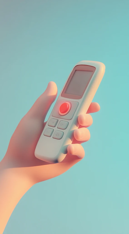 遥控器与空调按钮