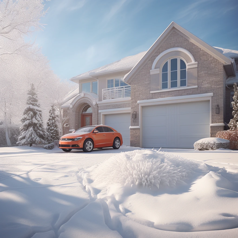 车库门口的车轮