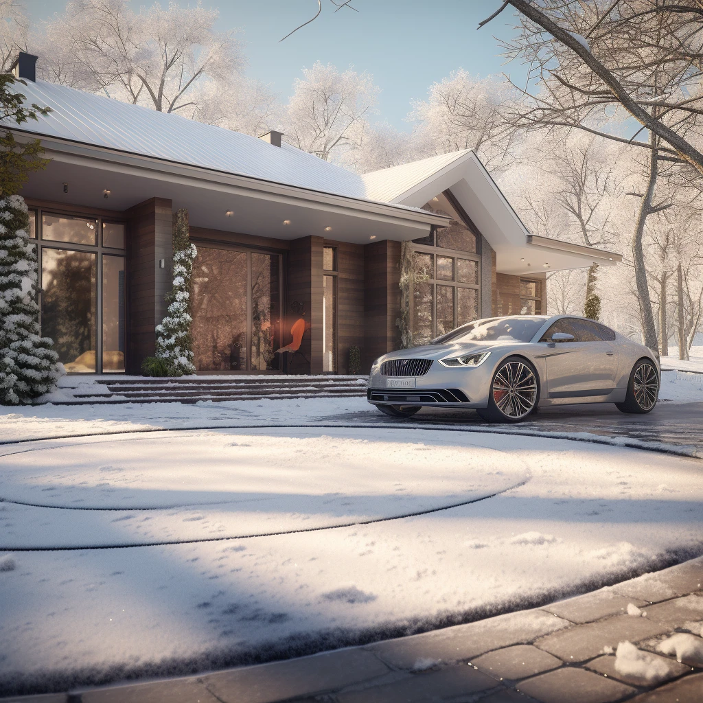 车库门口的车轮