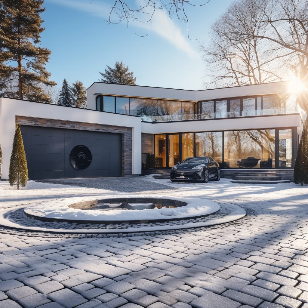 车库门口的车轮