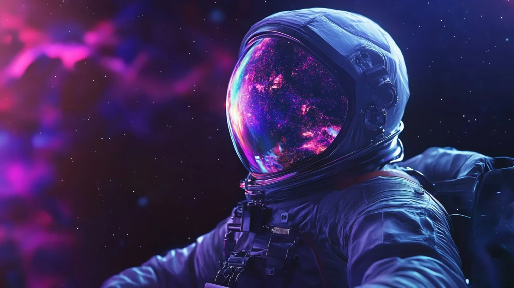 宇航员头盔太空