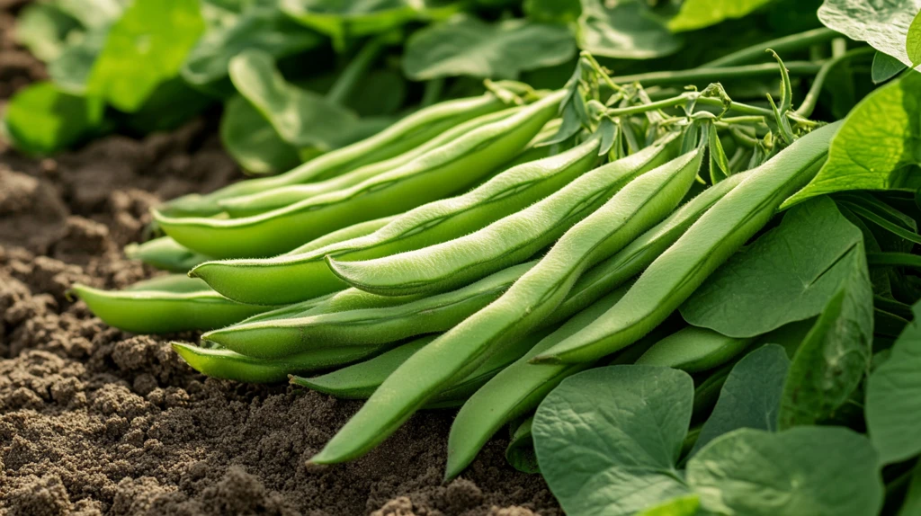 豆类农产品果实豆角地