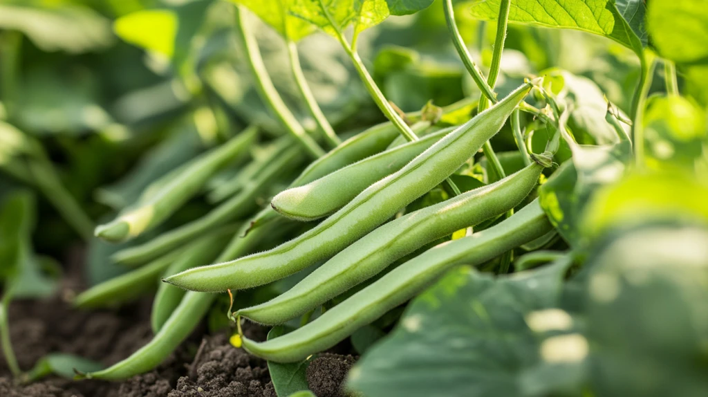 豆类农产品果实豆角地