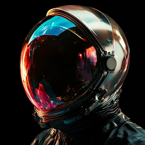 宇航员玻璃质感
