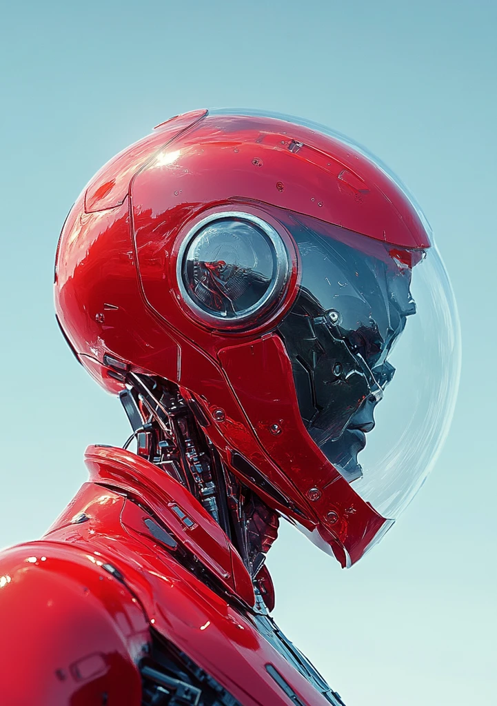 红色机器人未来装