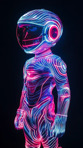 儿童机器人全息投影