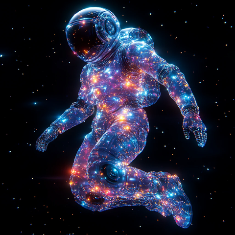 机械机器人全息图