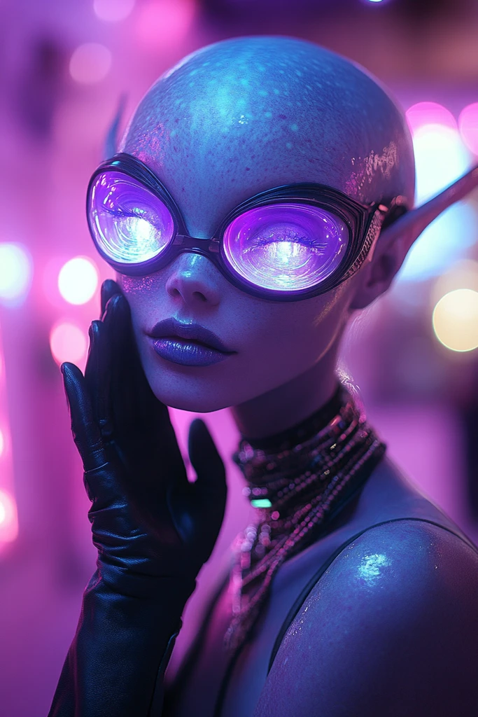 外星人赛博朋克造型