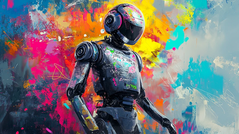 机器人涂鸦艺术