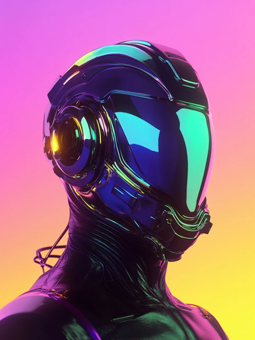 未来赛博头盔