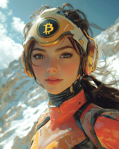 宇航员比特币头盔