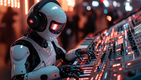 机器人耳机音乐创作