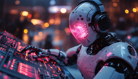 机器人耳机音乐创作