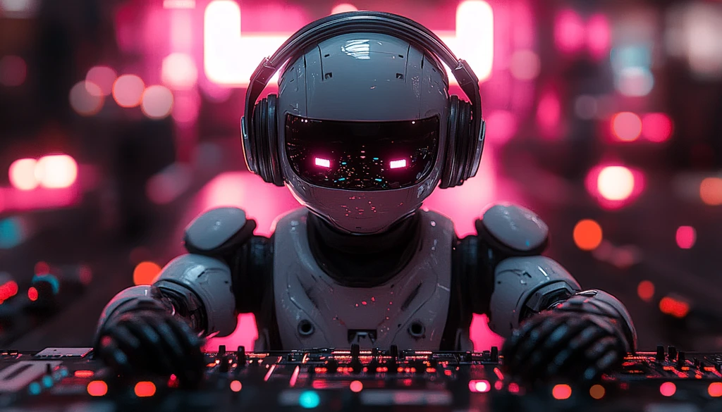 机器人耳机音乐创作