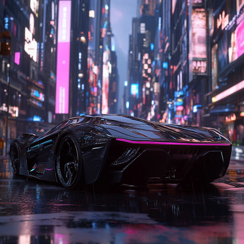 未来跑车科技城市