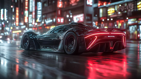 铁侠风格跑车飞驰