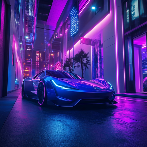 特斯拉大楼街景