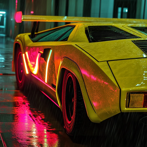 兰博基尼康塔什黄色