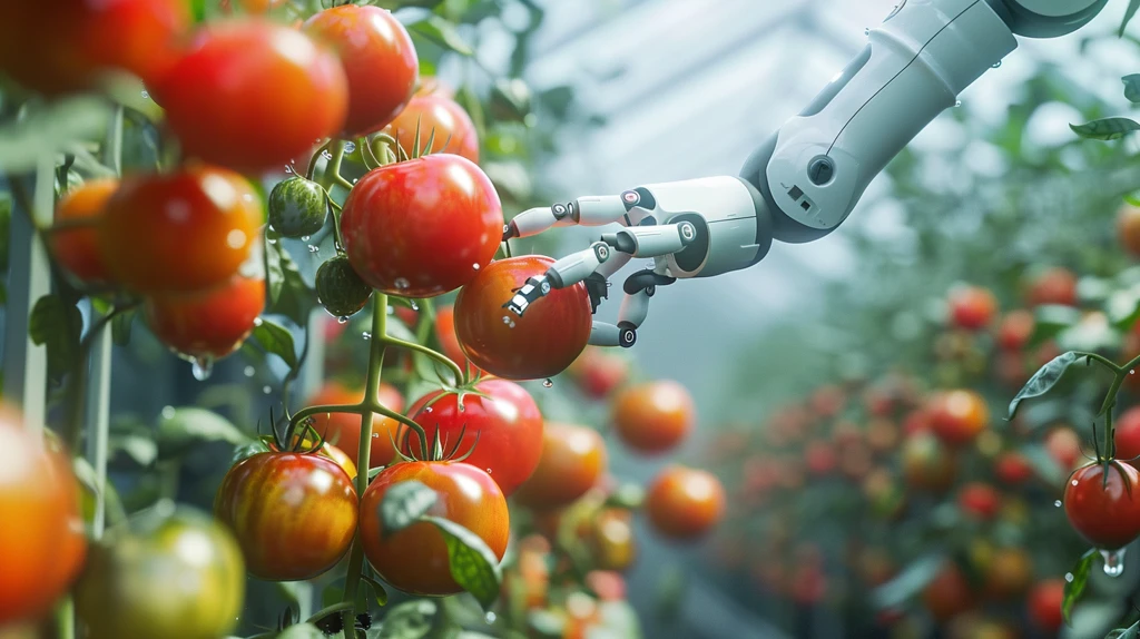机器人采摘番茄