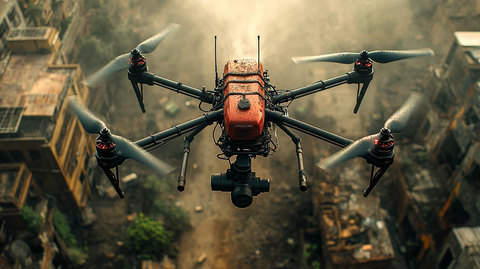 无人机喷洒农药