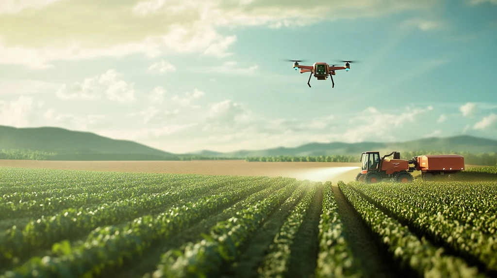 智能农机喷洒肥料