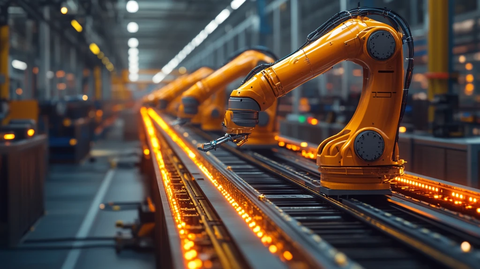 机器人臂协作工厂