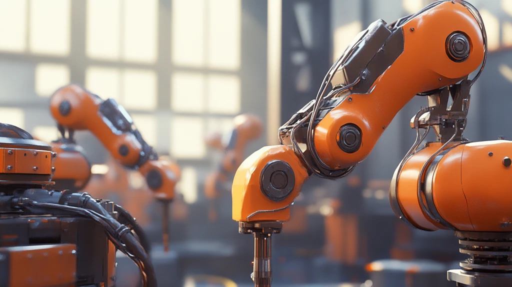 机械工厂生产场景