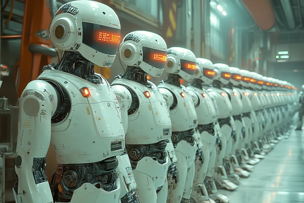 工业革命机器人臂